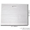 Patch Handle Carrier Bags - XL - 22'' x 18'' x 3'' - White (Pack of 100)