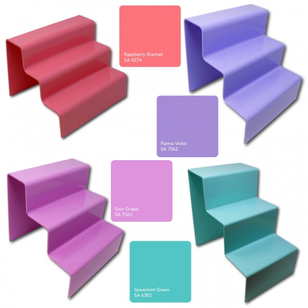 Premium 3 Step Display Stands - Sweet Pastel