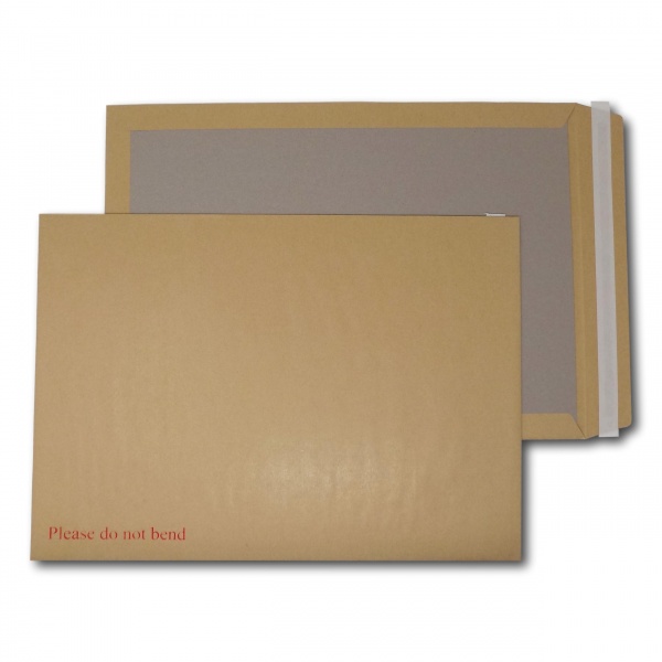 Board Backed Envelopes - A3 / C3 - 457mm x 324mm - Printed - Brown - Pack of 25