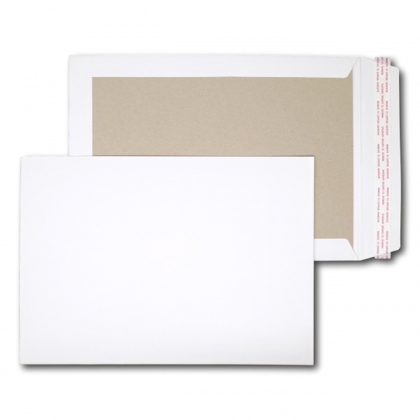 Board Backed Envelopes - A4 / C4 - 324mm x 229mm - PLAIN - WHITE - Pack of 25