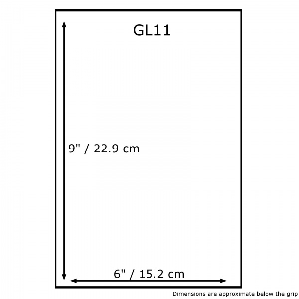 Grip Seal Bags - GL11 - 6'' x 9'' - 45 micron - Pack of 100