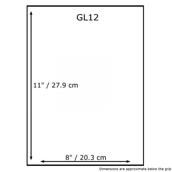 Grip Seal Bags - GL12 - 8'' x 11'' - 45 micron - Pack of 100