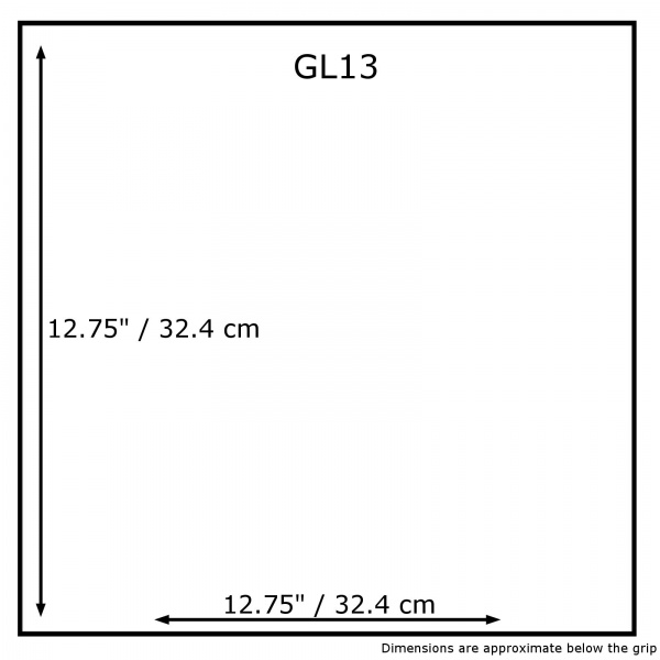 Grip Seal Bags - GL13 - 12.75'' x 12.75'' - 45 micron - Pack of 100