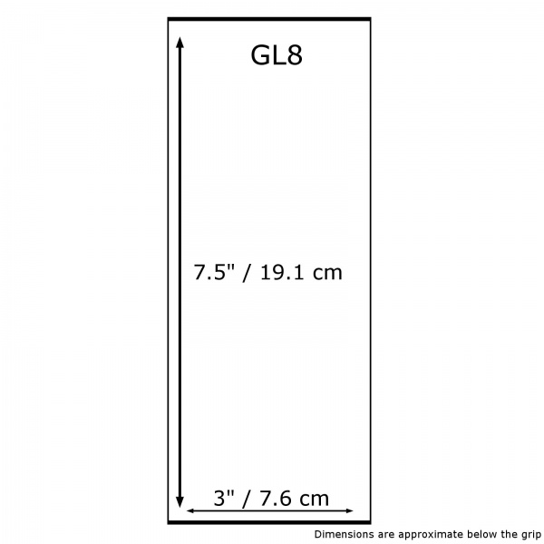 Grip Seal Bags - GL8 - 3'' x 7.5'' - 40 micron - Pack of 100