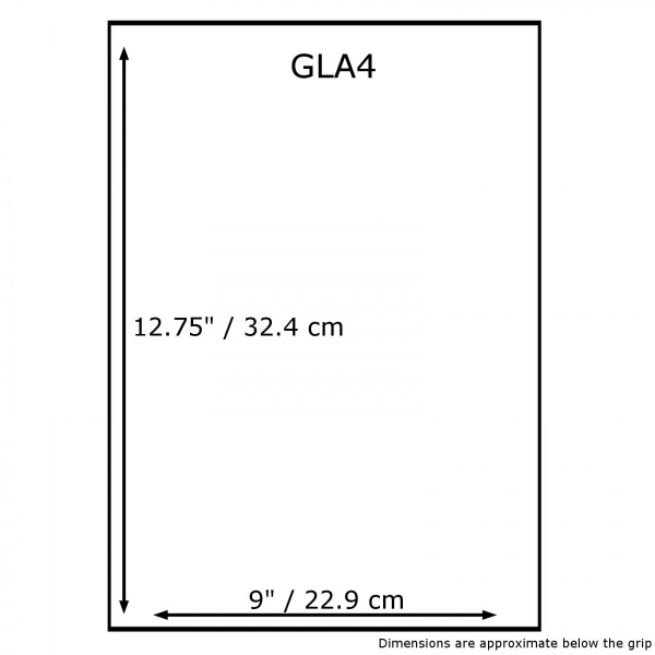 Grip Seal Bags - GLA4 - 9'' x 12.75'' - 45 micron - Pack of 100