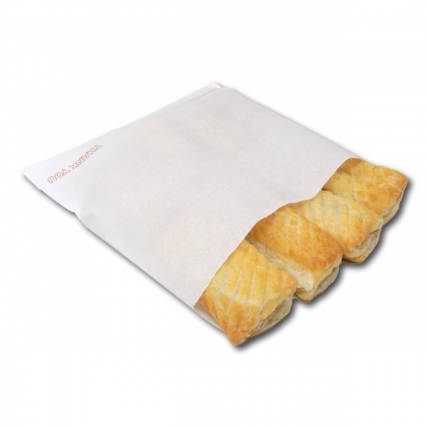 Paper Bags - Greaseproof - 8'' x 8'' (Pack of 1,000)