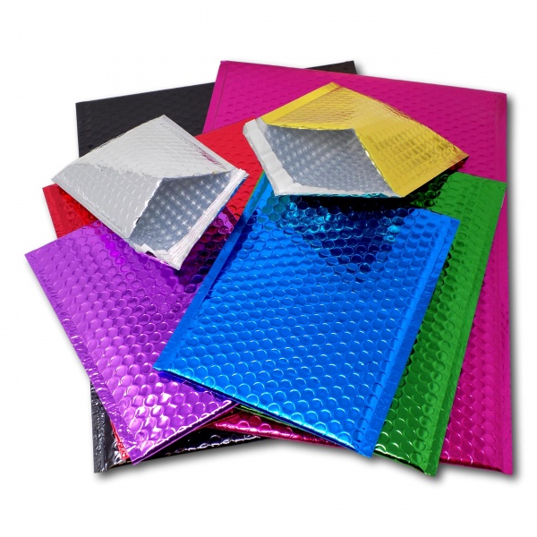 Padded Envelopes - Metallic Gift - A5 / C5 (DVD) - 250mm x 180mm - Pack of 25