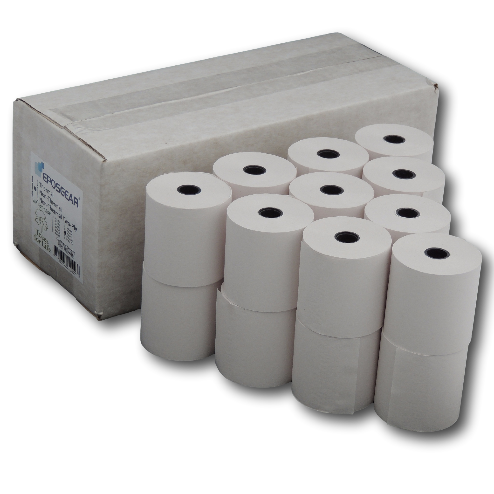 Non-Thermal Rolls - 57 x 57 - Box of 20
