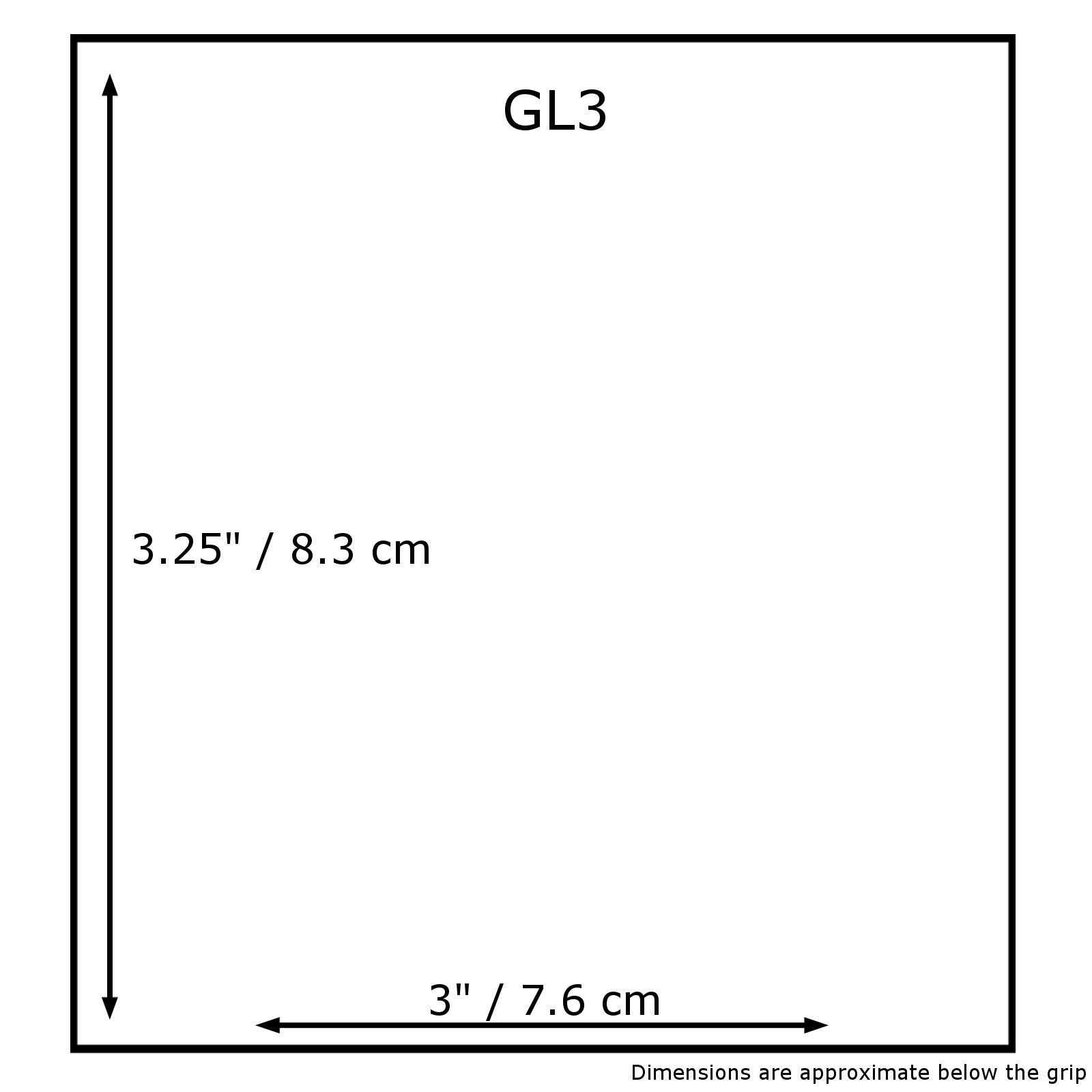 Grip Seal Bags - GL3 - 3'' x 3.25'' - 40 micron - Pack of 100