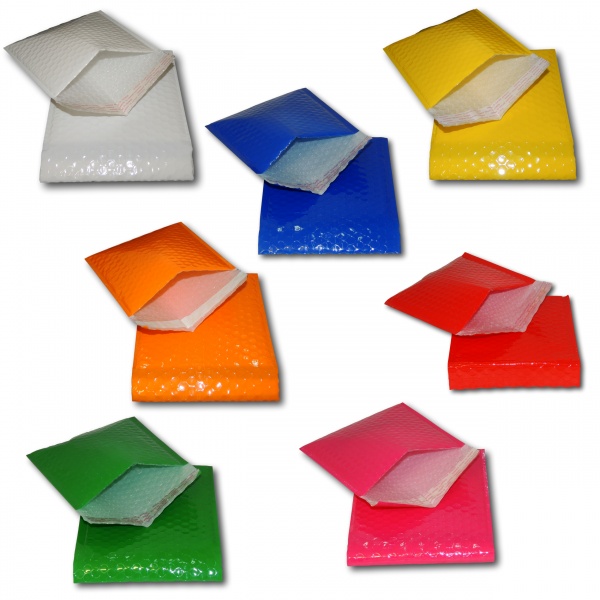 Padded Envelopes - Poly Gloss - A5 / C5 (DVD) - 250mm x 180mm - Pack of 25